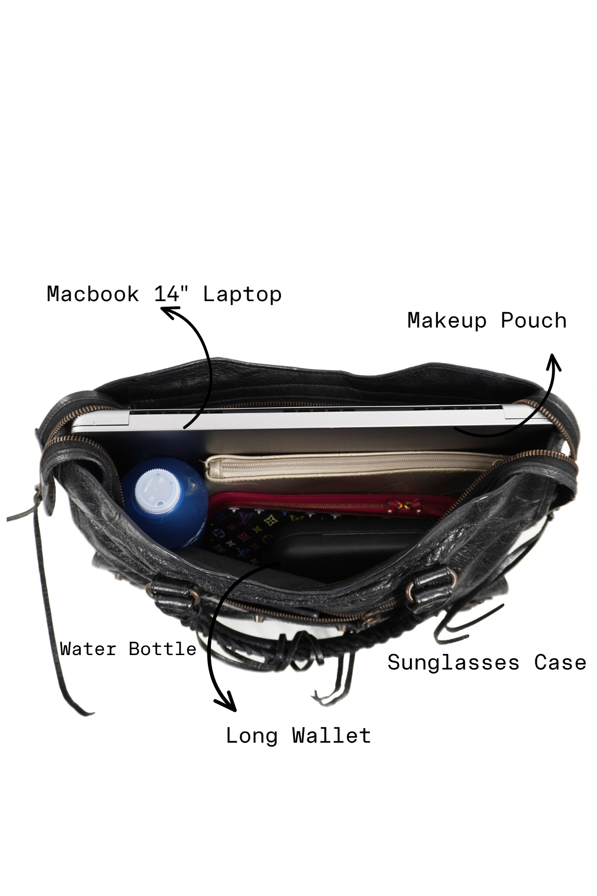 F/W 2013 Balenciaga Black Medium City Bag