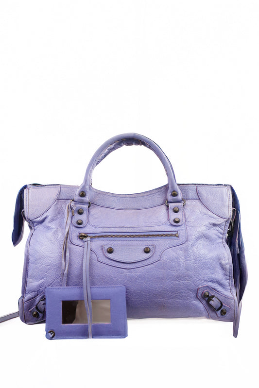 Balenciaga City Bag Purple Mauve