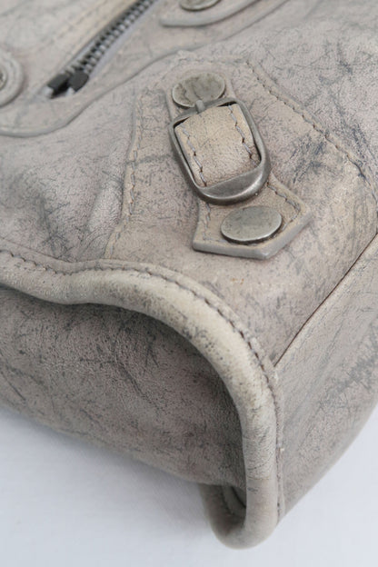Balenciaga Classic Mini City Bag Gris Poivre