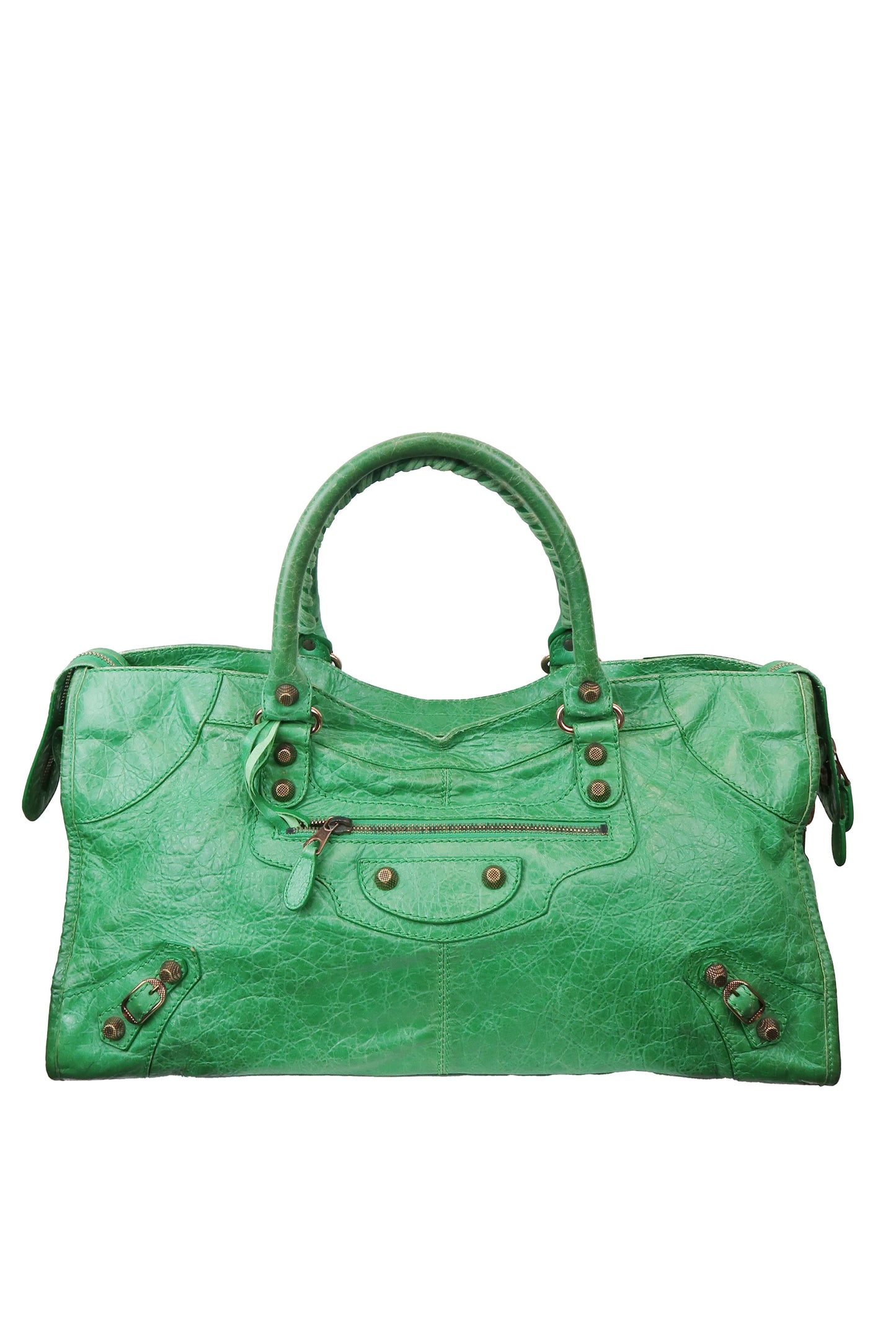 Balenciaga Classic Part Time City Bag Emerald Green