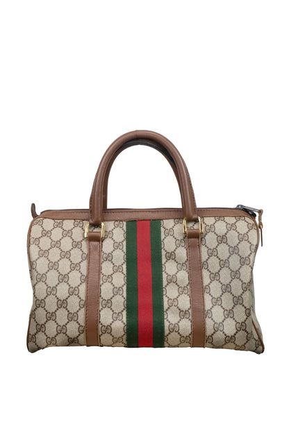 Gucci Monogram Boston Bag
