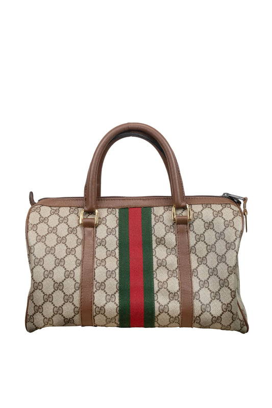 Gucci Monogram Boston Bag