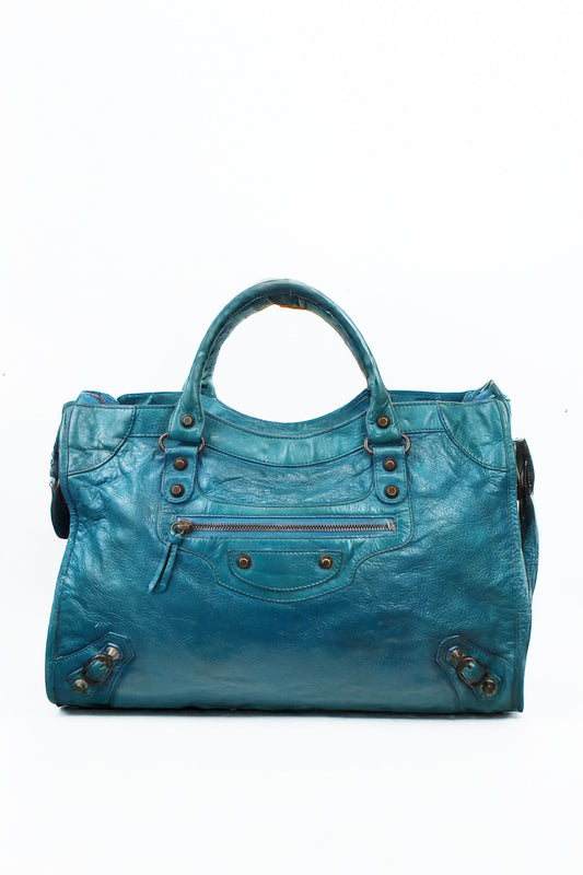 Balenciaga City Bag Blue