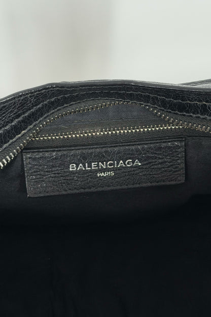 2018 Balenciaga City Bag Black G12 Silver Studs