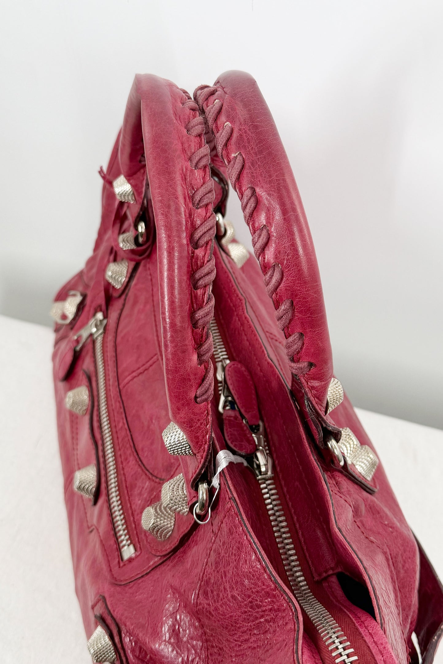 2009 Balenciaga Pourpre Part Time Giant 21 Silver Hardware