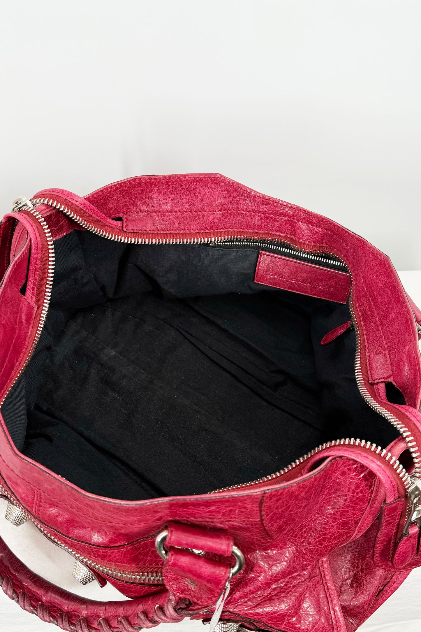 2009 Balenciaga Pourpre Part Time Giant 21 Silver Hardware