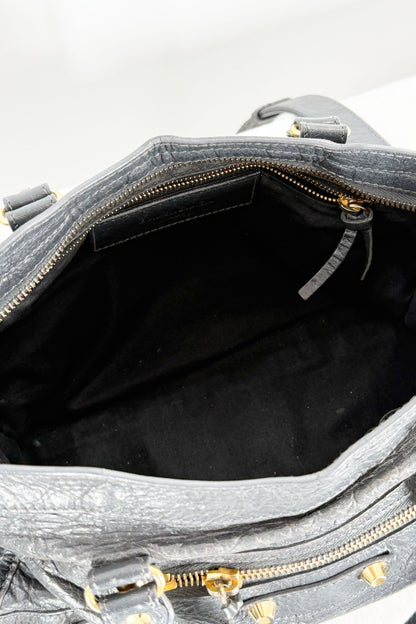 Balenciaga 2015 Small City Bag Grey Giant 12 Hardware - Jade Vintage