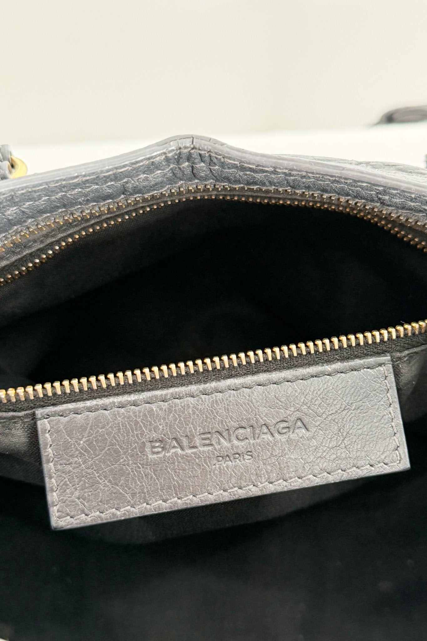 Balenciaga 2015 Small City Bag Grey Giant 12 Hardware – Jade Vintage