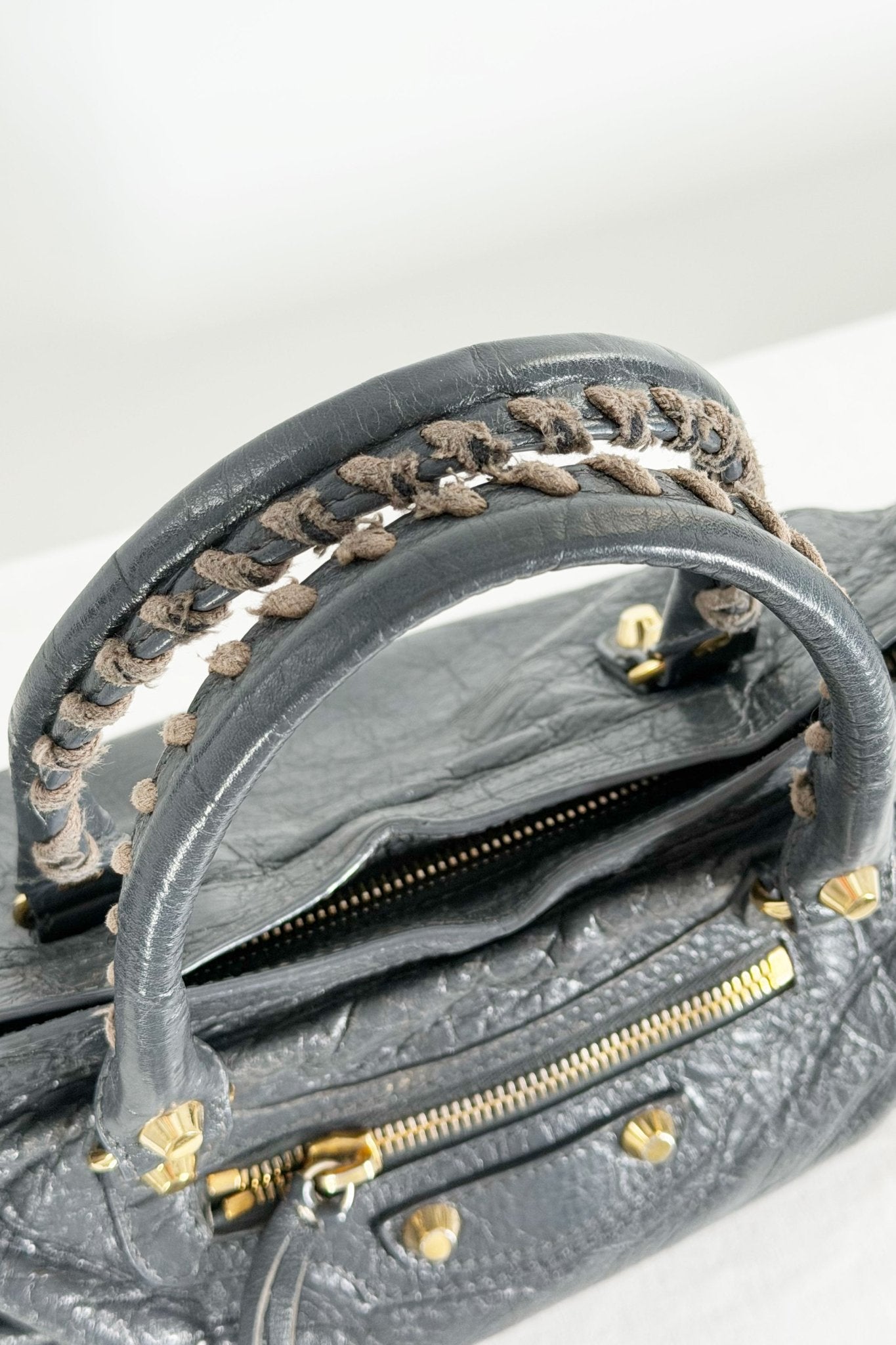 Balenciaga 2015 Small City Bag Grey Giant 12 Hardware – Jade Vintage