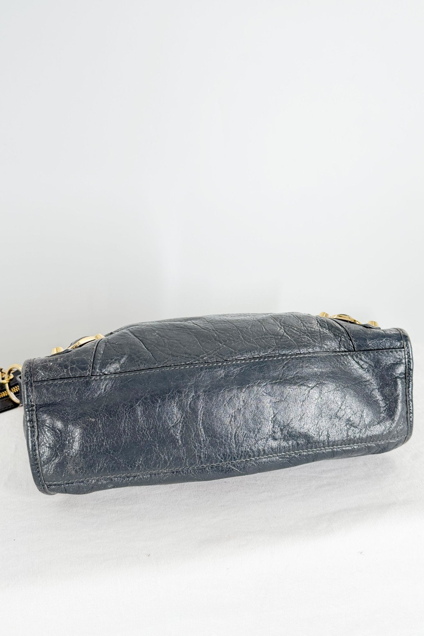 バレンシアガBAG Balenciaga 2015 Small City Bag Grey Giant 12 Hardware – Jade Vintage