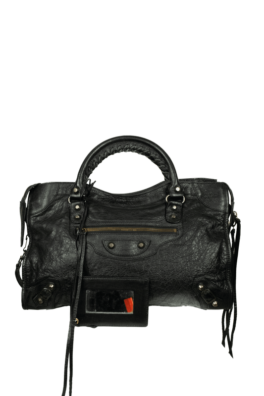 Balenciaga Black City Bag - Jade Vintage