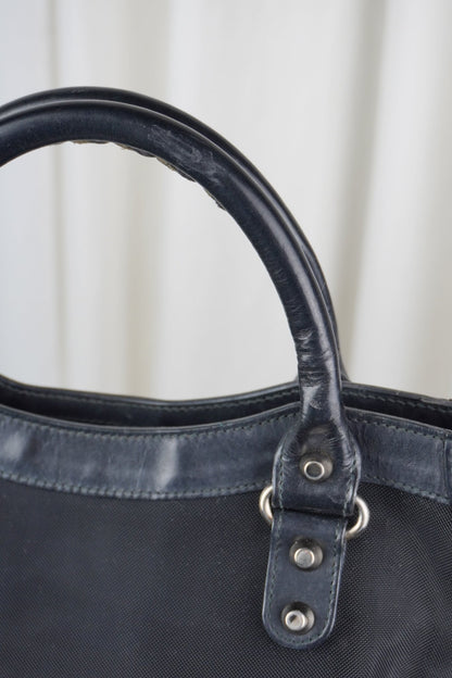 Balenciaga City Bag Black Mesh - Jade Vintage