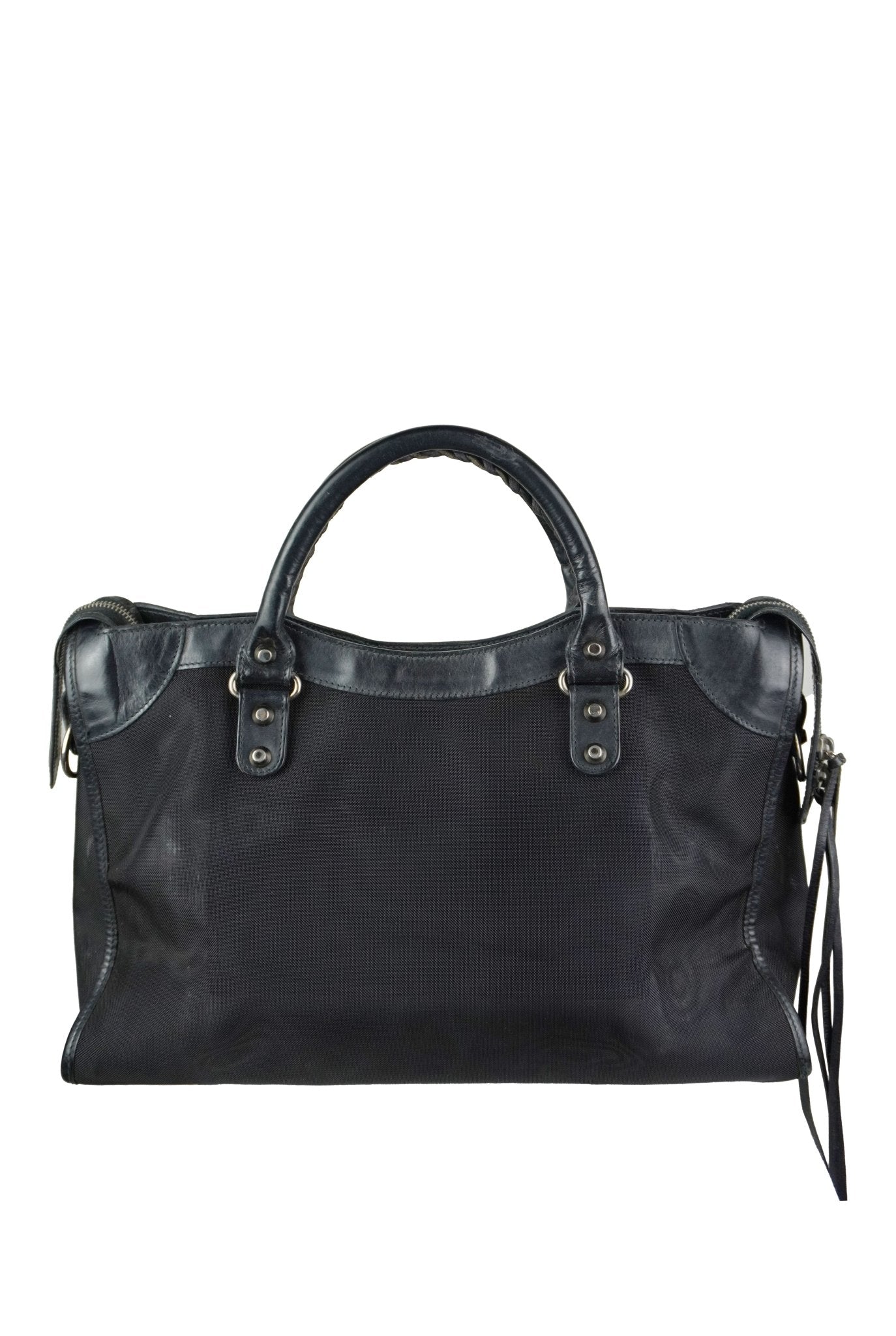 Balenciaga City Bag Black Mesh - Jade Vintage