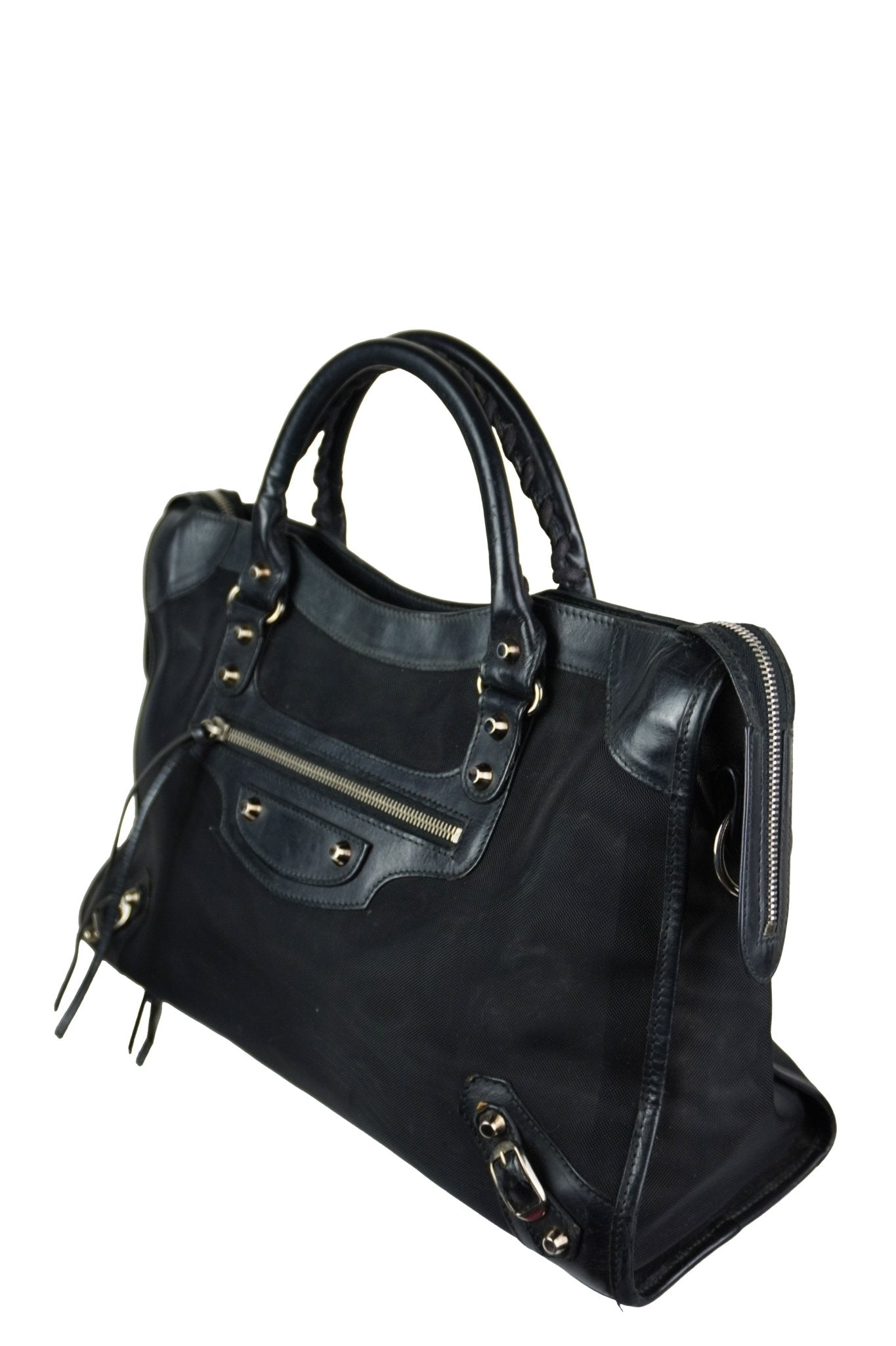 Balenciaga City Bag Black Mesh - Jade Vintage