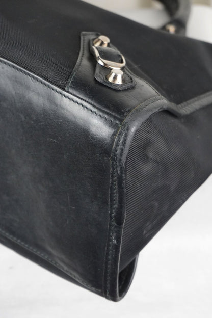 Balenciaga City Bag Black Mesh - Jade Vintage