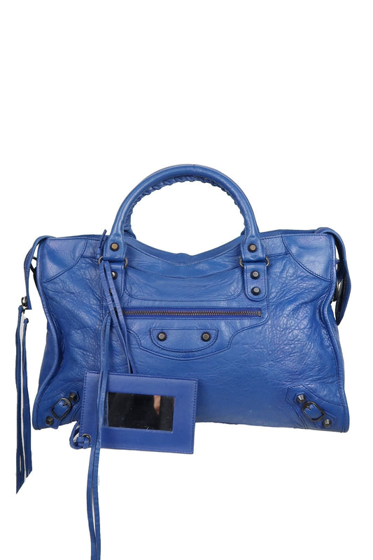 Balenciaga City Bag Blue - Jade Vintage