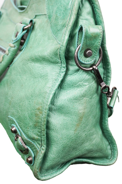 Balenciaga City Bag Green Vert D'eau - Jade Vintage