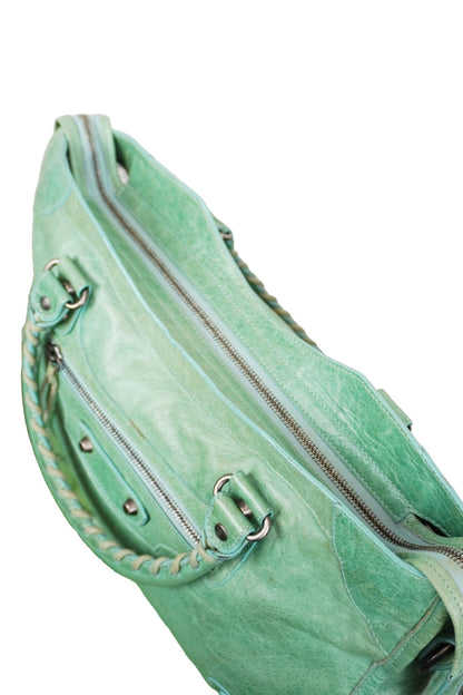 Balenciaga City Bag Green Vert D'eau - Jade Vintage