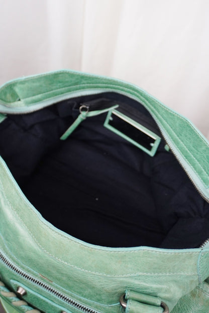 Balenciaga City Bag Green Vert D'eau - Jade Vintage