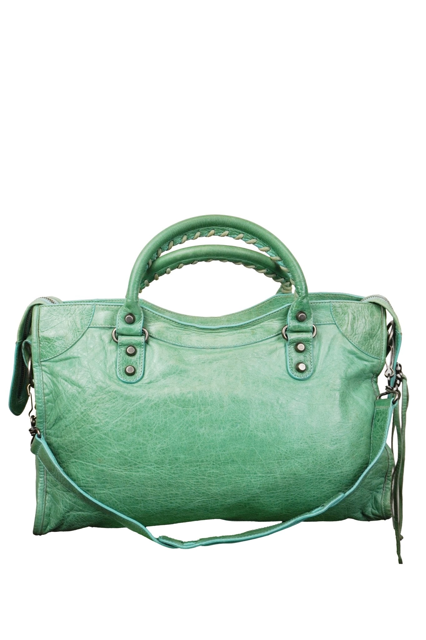ショルダーバッグ Balenciaga The City Shoulder Bag Mint Balenciaga Classic City Mint Leather – Queen Station