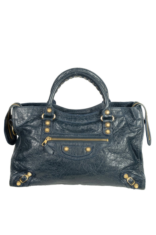 Balenciaga City Bag Navy - Jade Vintage