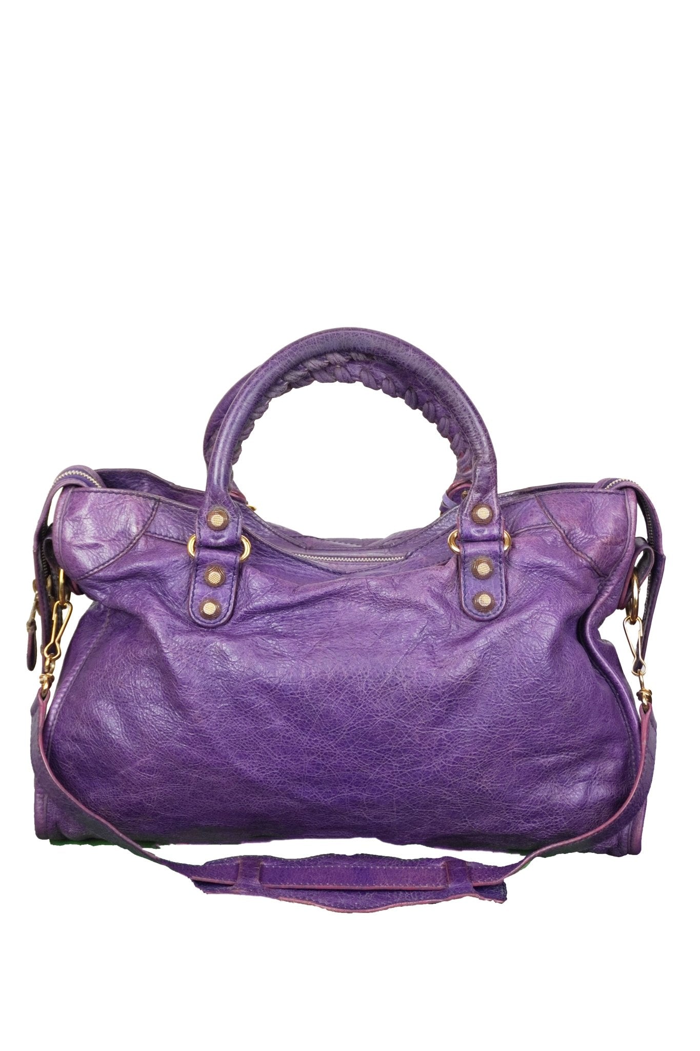 BALENCIAGA バレンシアガ ザシティ パープル Balenciaga City Bag Purple Ultra Violet – Jade Vintage
