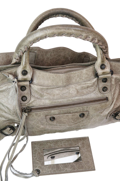 Balenciaga Classic City First Bag Craie Beige - Jade Vintage
