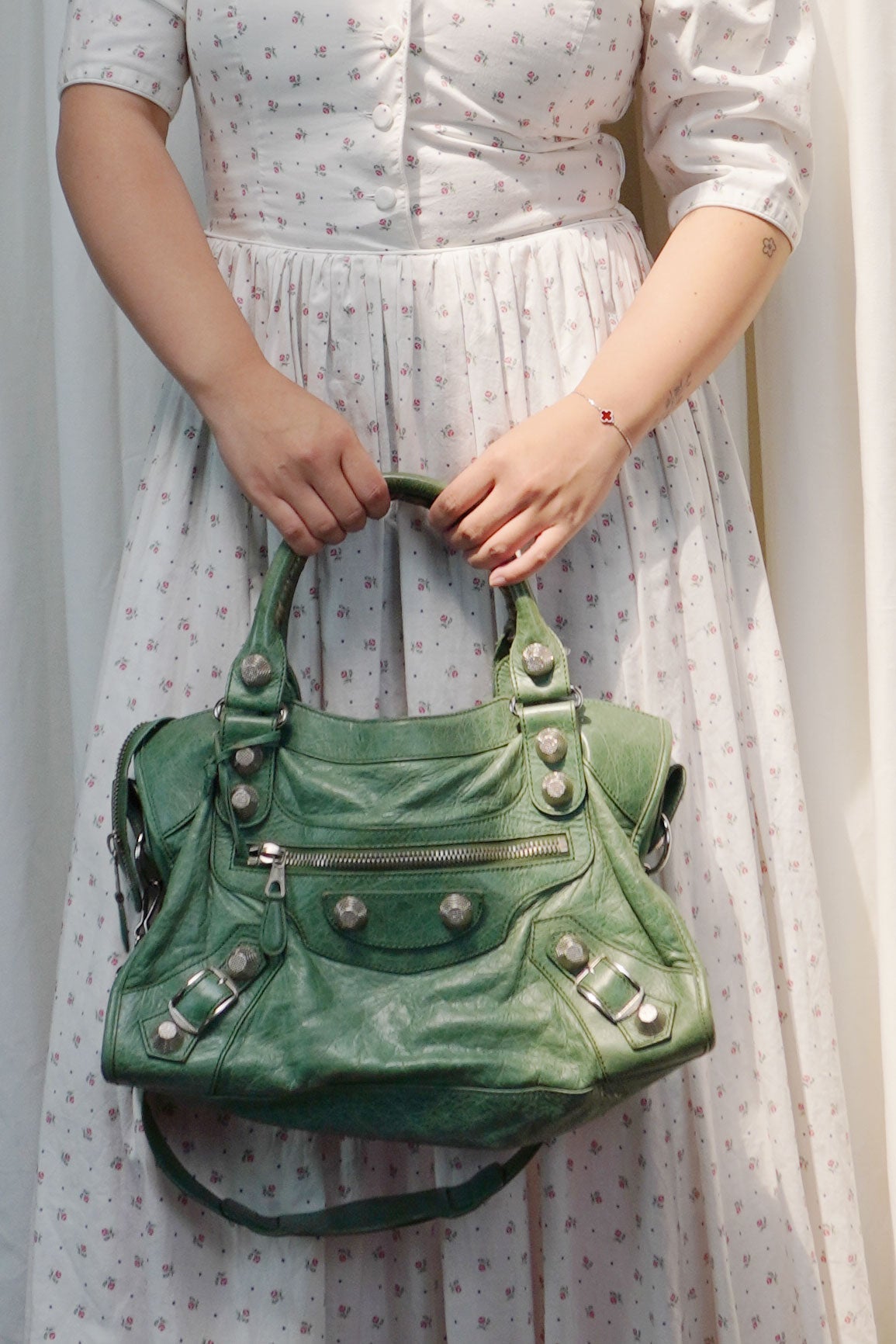 Balenciaga Classic City Giant 21 Bag Vert Gazon - Jade Vintage