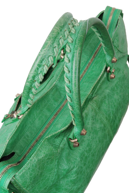 Balenciaga Classic Part Time City Bag Emerald Green - Jade Vintage