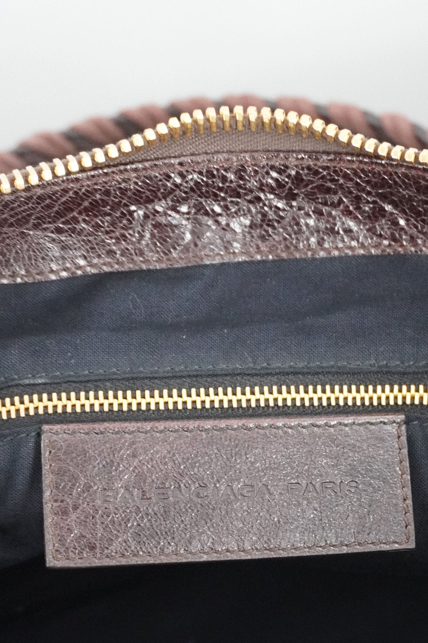Balenciaga Dark Brown Work Tote Giant 21 Gold Hardware - Jade Vintage