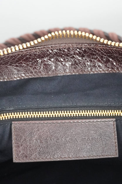 Balenciaga Dark Brown Work Tote Giant 21 Gold Hardware - Jade Vintage