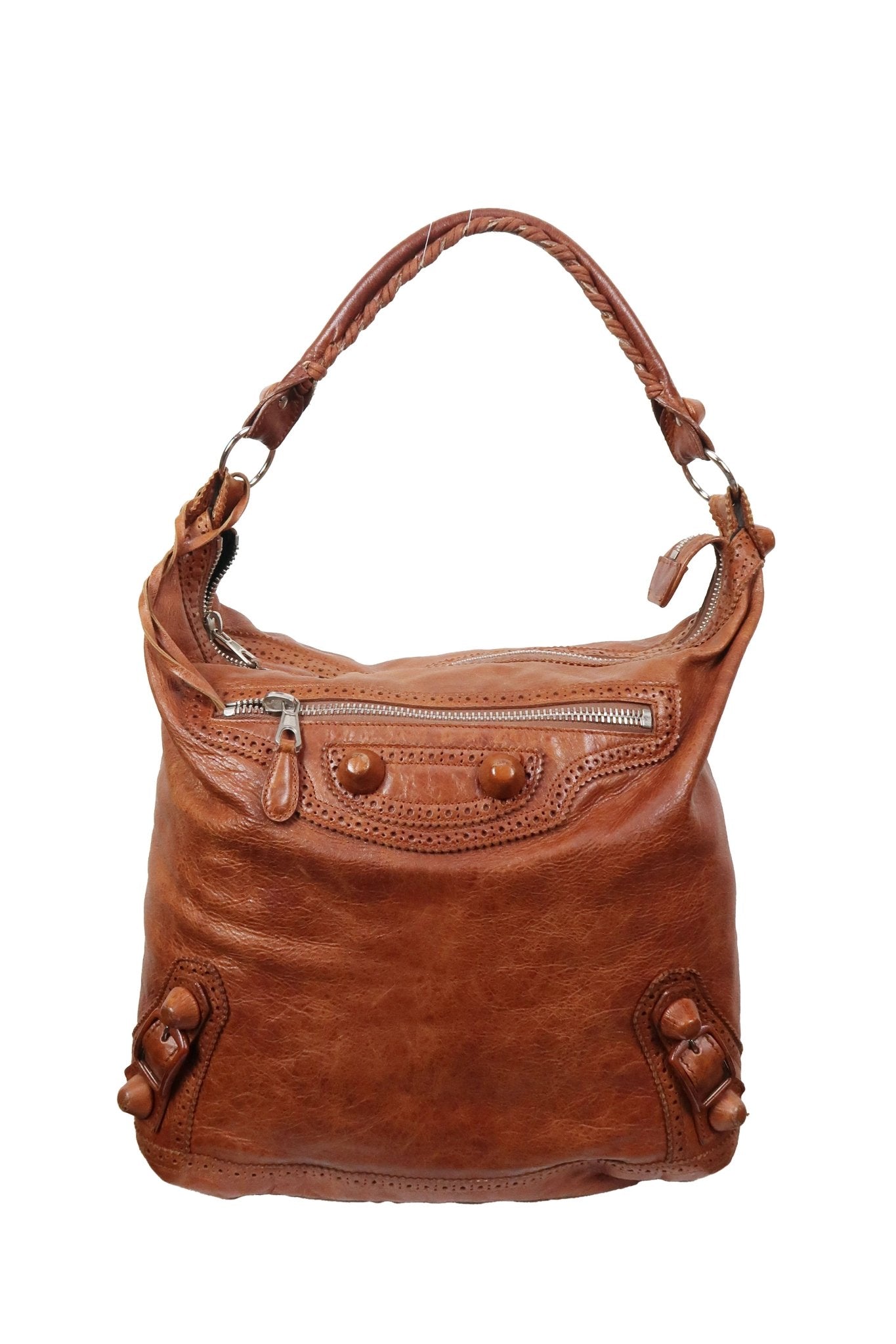 Balenciaga Day Hobo Brown Bag - Jade Vintage