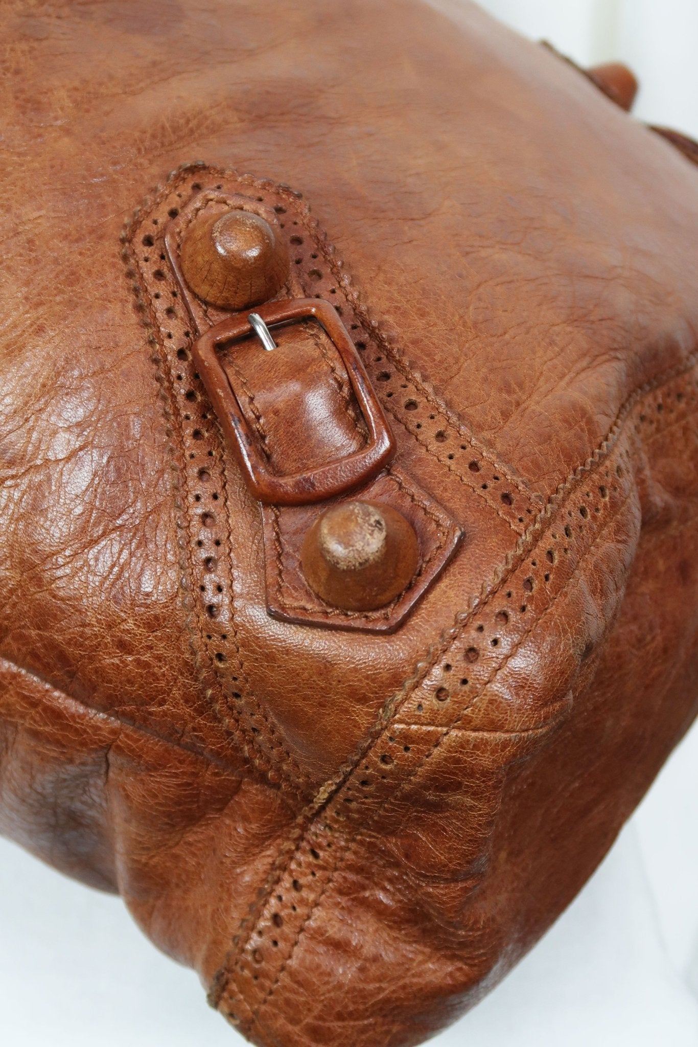 Balenciaga Day Hobo Brown Bag - Jade Vintage