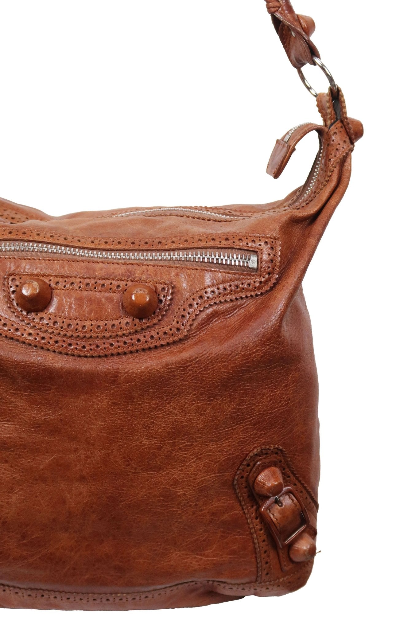 Balenciaga Day Hobo Brown Bag - Jade Vintage