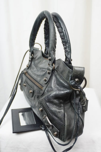Balenciaga First Bag Dark Grey - Jade Vintage