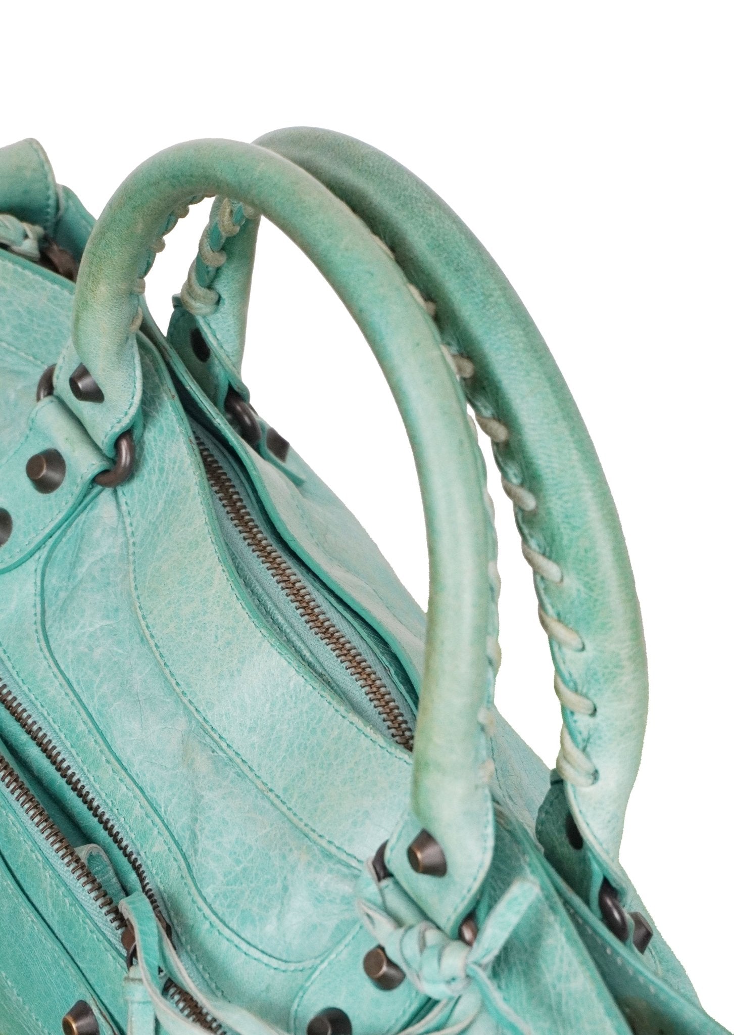 Balenciaga First Bag Papete - Jade Vintage