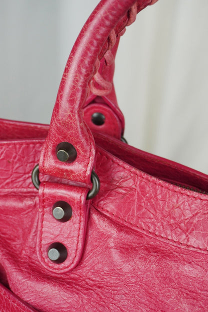 Balenciaga F/W 2012 First Bag Raspberry Red - Jade Vintage