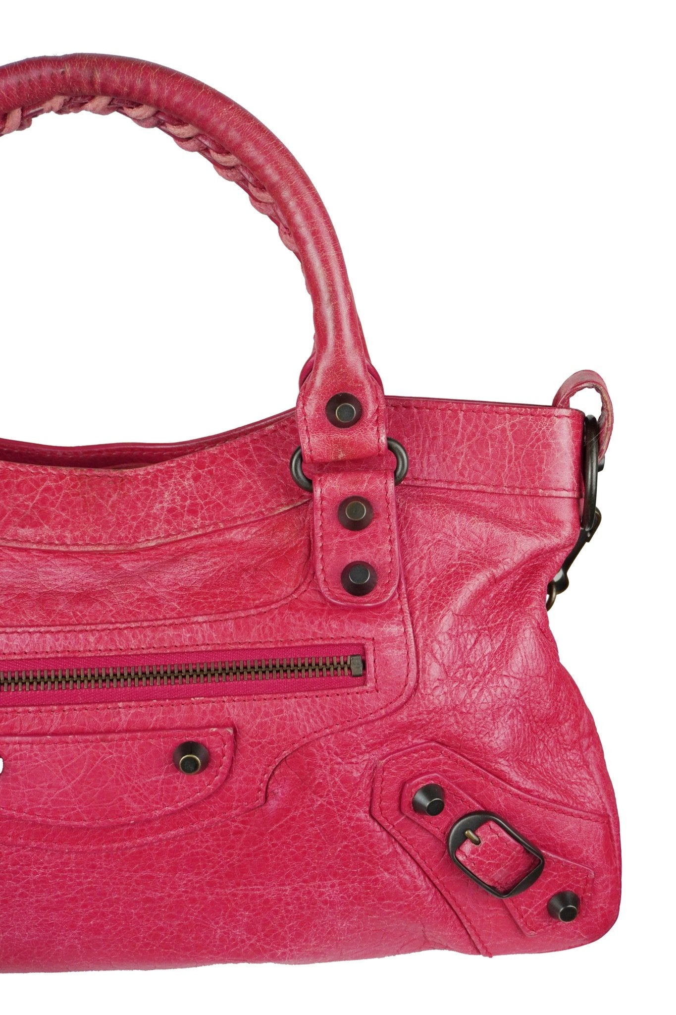 Balenciaga F/W 2012 First Bag Raspberry Red - Jade Vintage