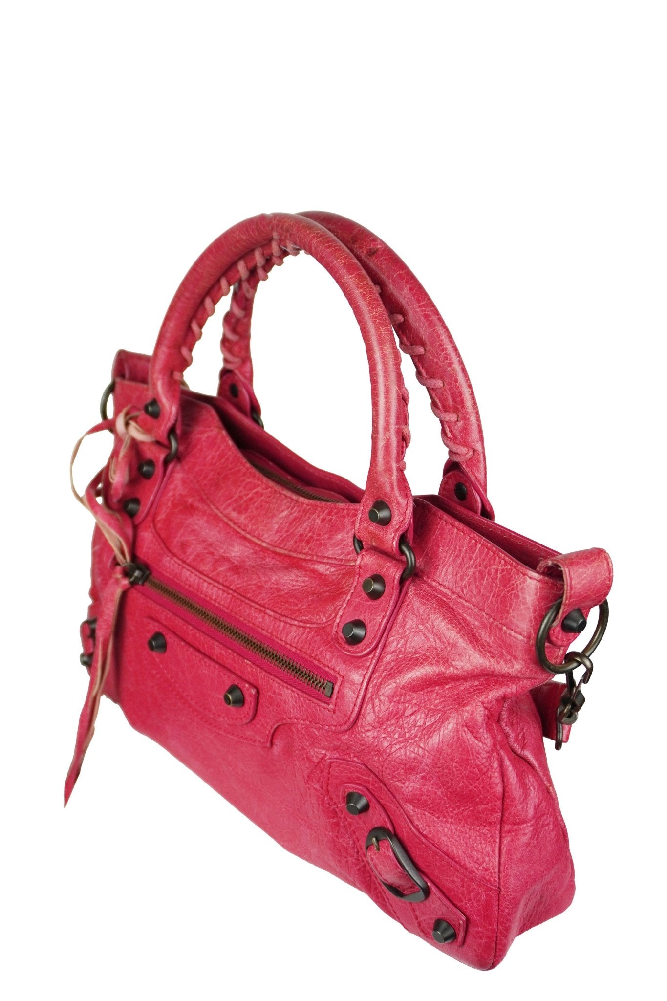 Balenciaga F/W 2012 First Bag Raspberry Red - Jade Vintage