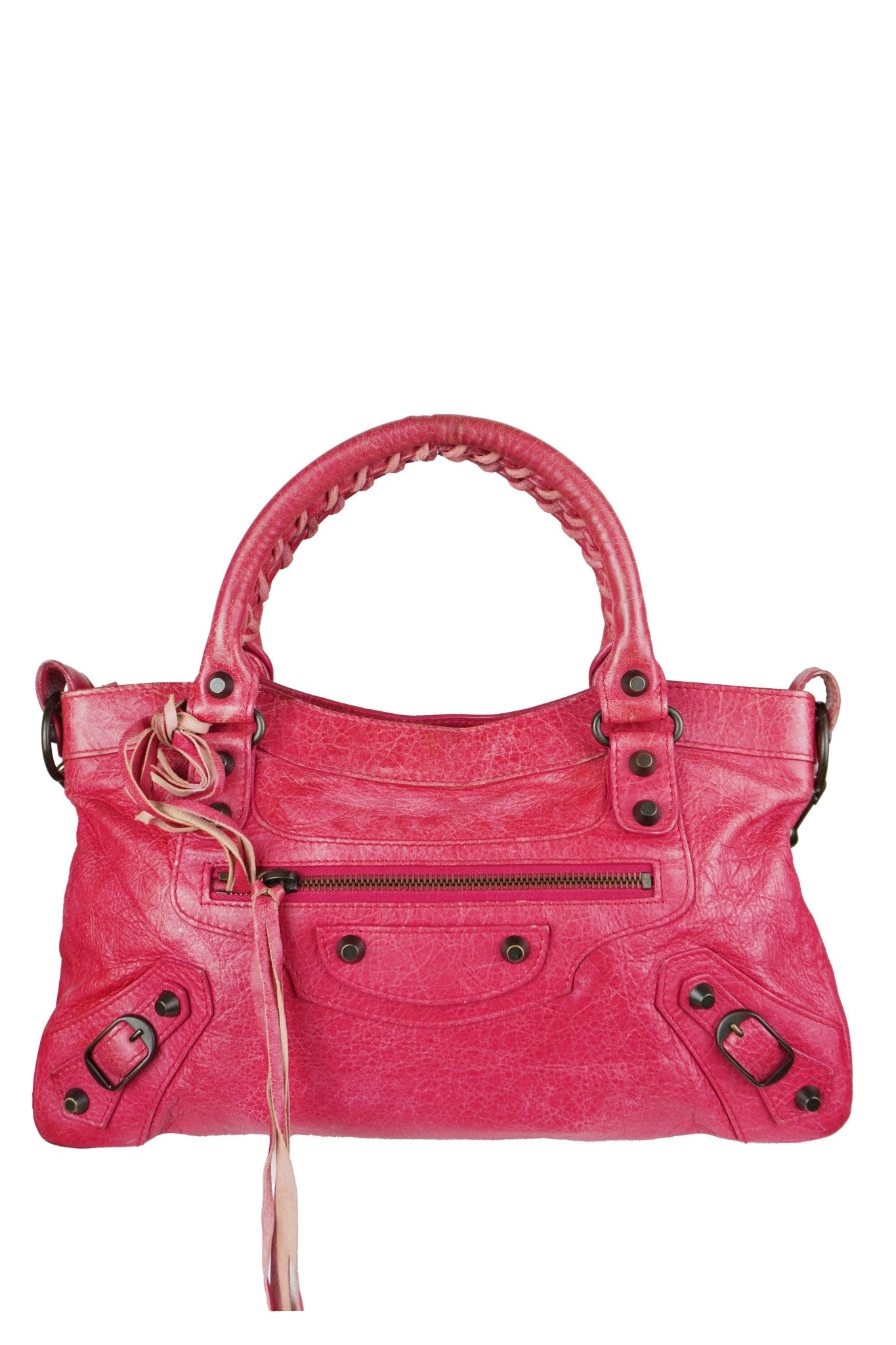 Balenciaga F/W 2012 First Bag Raspberry Red - Jade Vintage