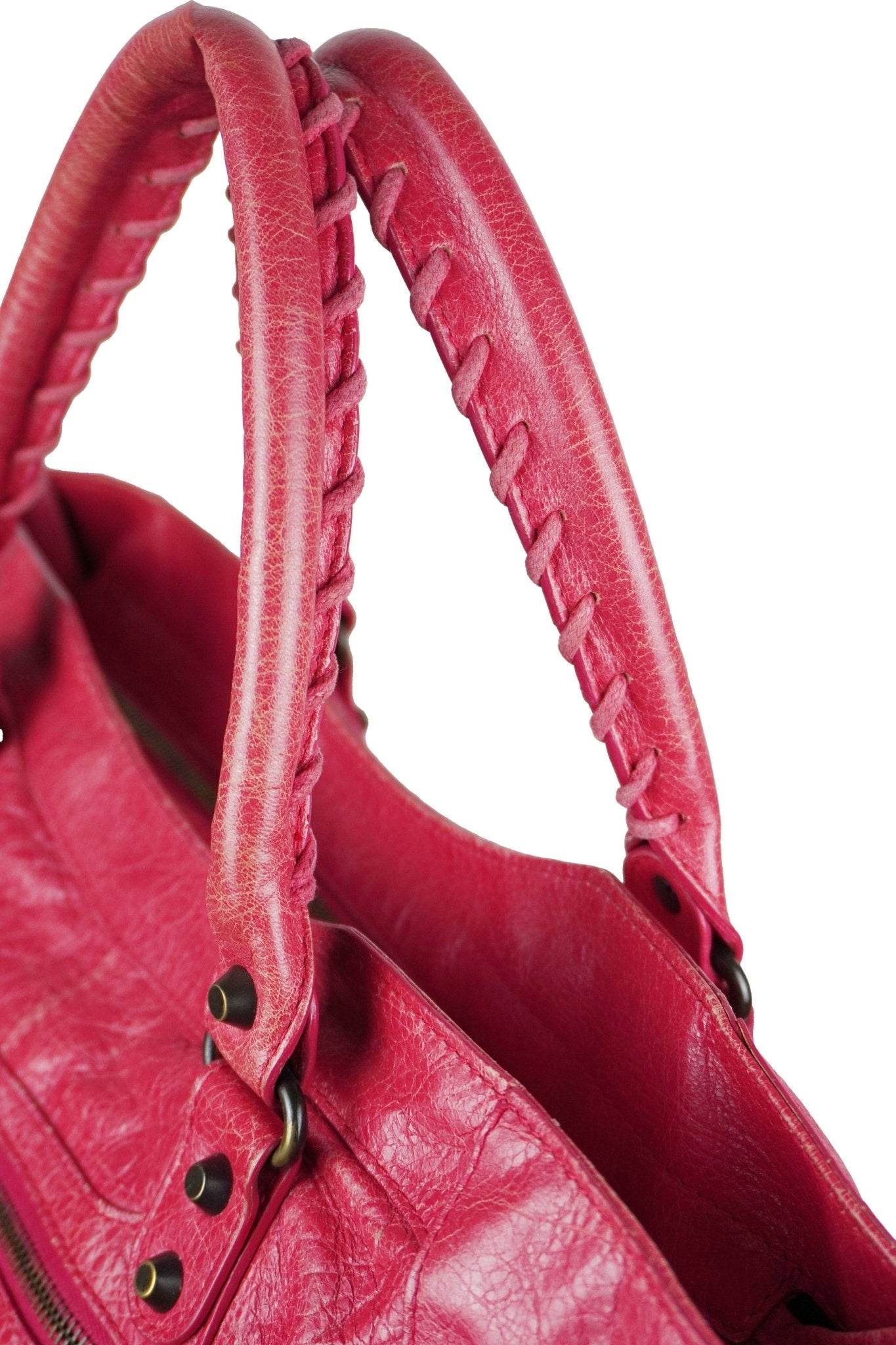 Balenciaga F/W 2012 Part Time Bag Raspberry Red - Jade Vintage