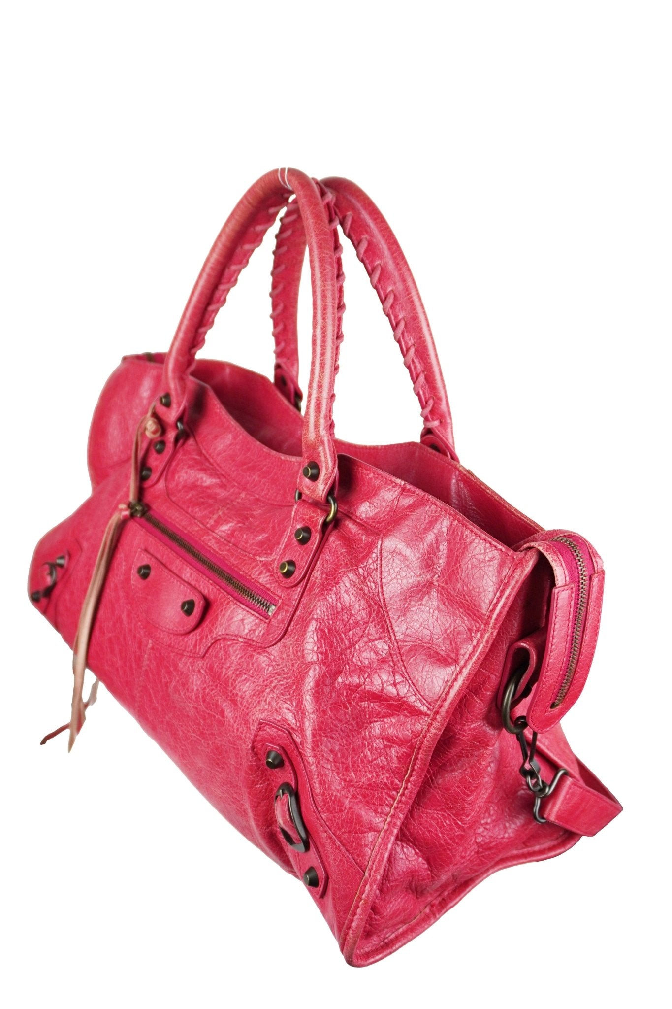 Balenciaga F/W 2012 Part Time Bag Raspberry Red - Jade Vintage