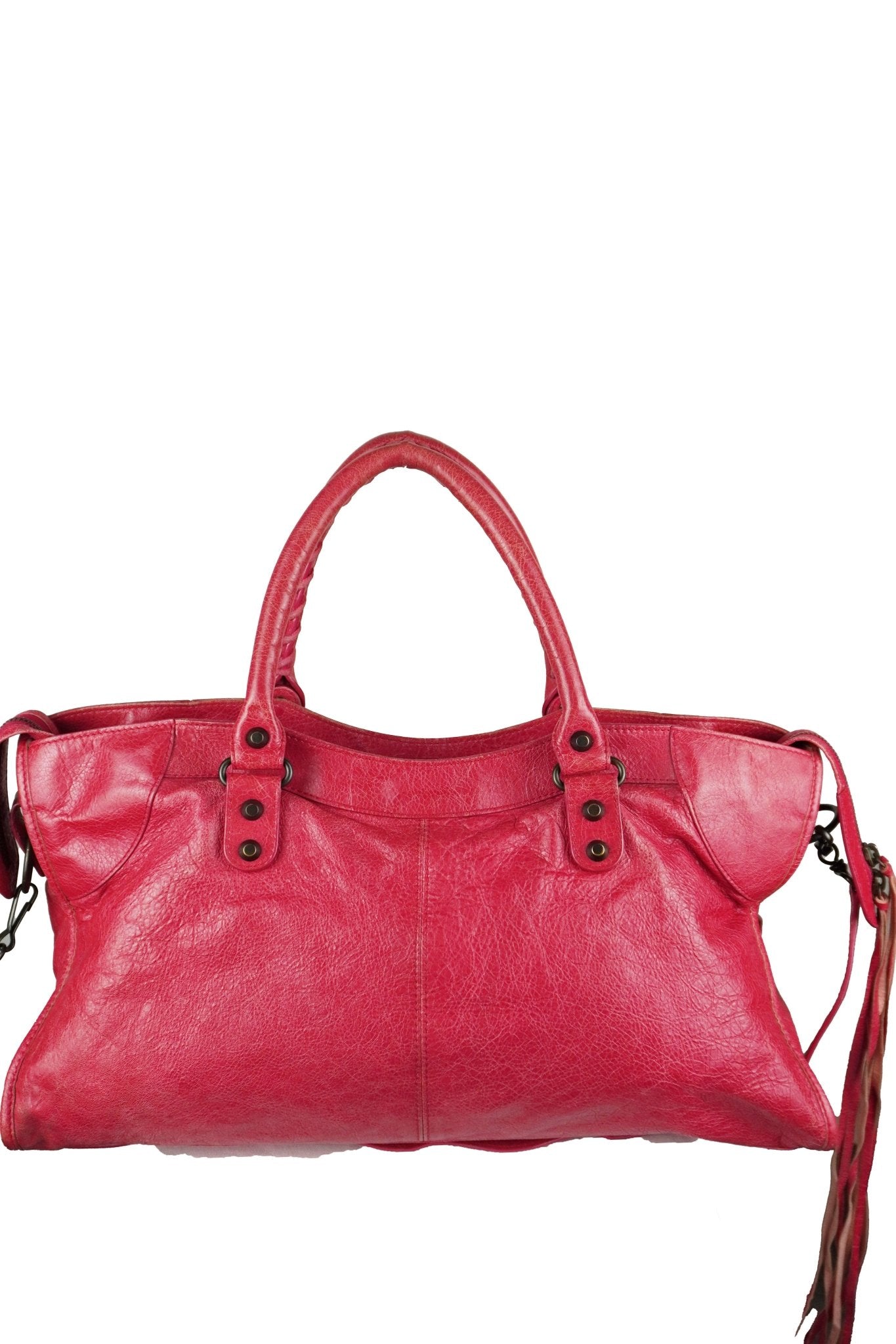 Balenciaga F/W 2012 Part Time Bag Raspberry Red - Jade Vintage