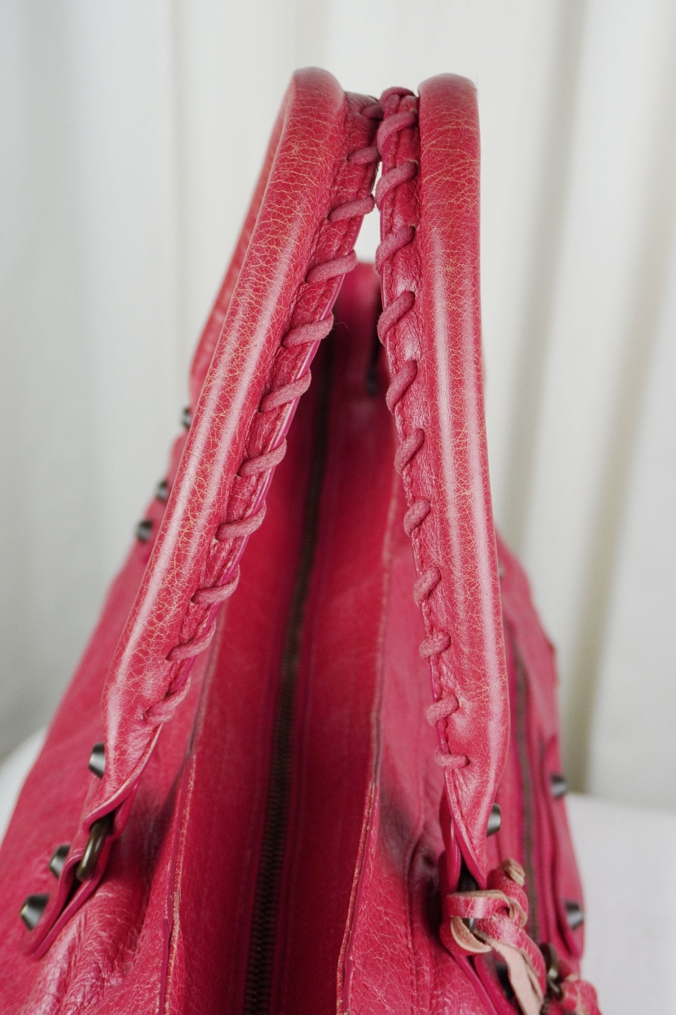 Balenciaga F/W 2012 Part Time Bag Raspberry Red - Jade Vintage