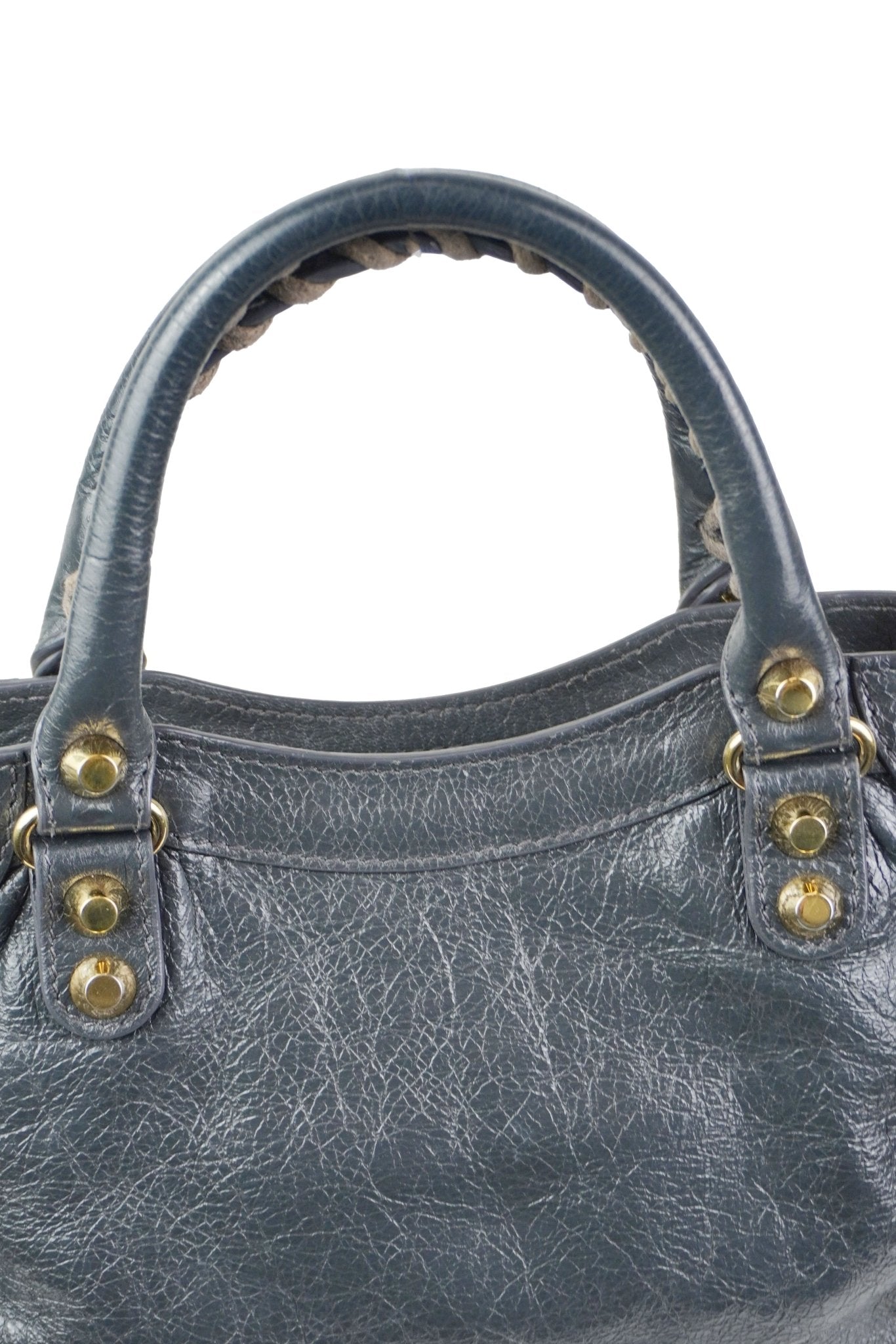 Balenciaga F/W 2016 Mini City Bag - Jade Vintage