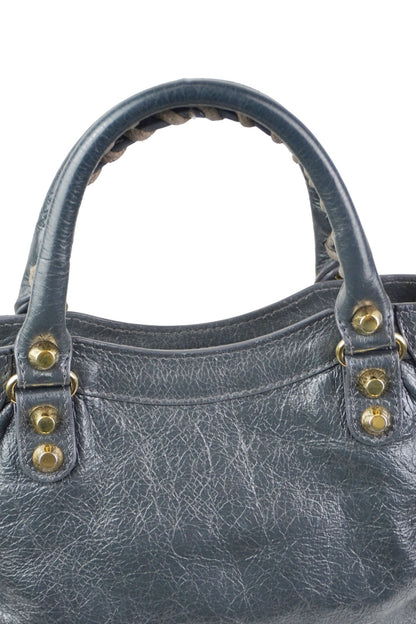 Balenciaga F/W 2016 Mini City Bag - Jade Vintage