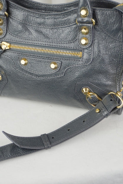 Balenciaga F/W 2016 Mini City Bag - Jade Vintage