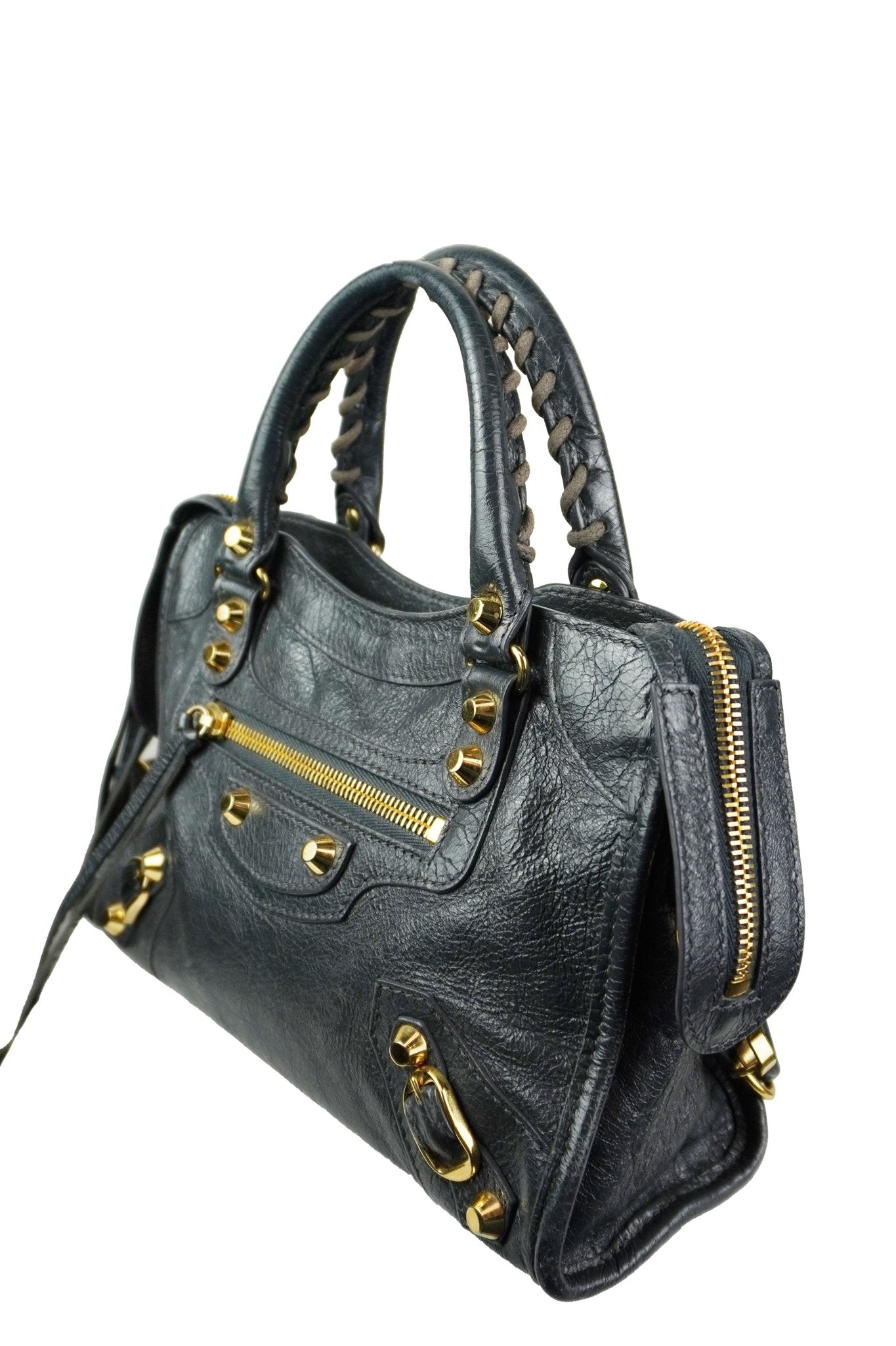 Balenciaga F/W 2016 Mini City Bag - Jade Vintage