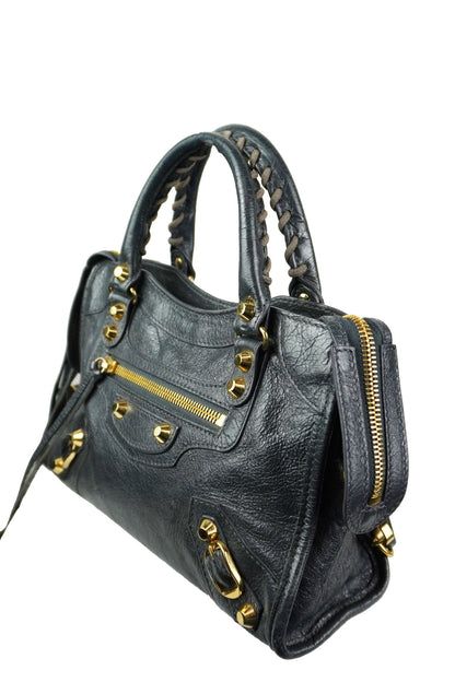 Balenciaga F/W 2016 Mini City Bag - Jade Vintage