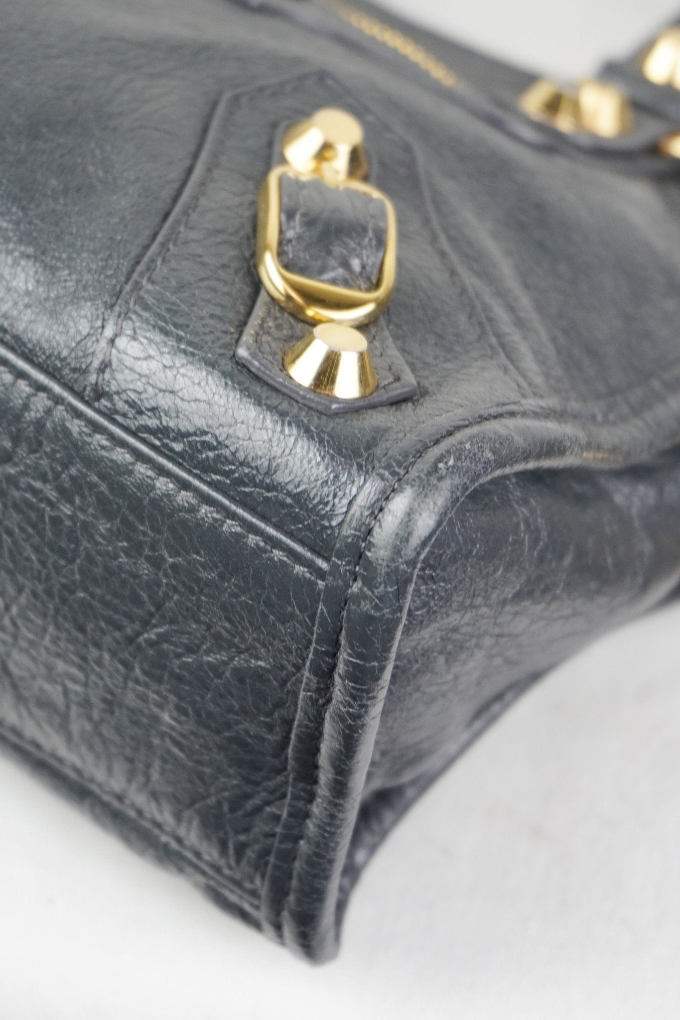 Balenciaga F/W 2016 Mini City Bag - Jade Vintage